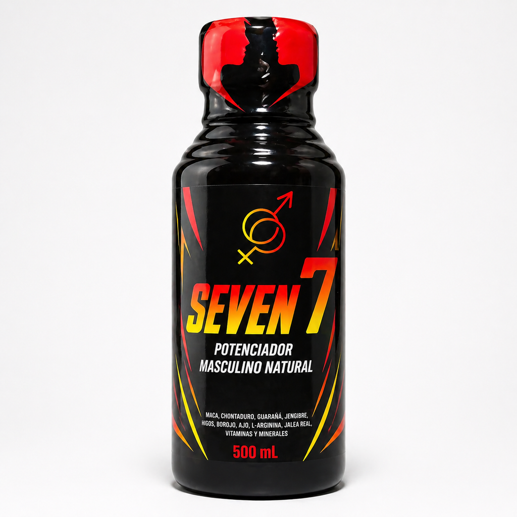 SEVEN 7 — Potenciador Masculino Natural 500ml | Maca + Ginseng
