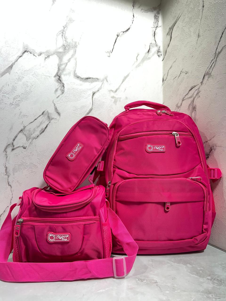 Set Escolar 3 en 1 — Morral + Lonchera + Cartuchera