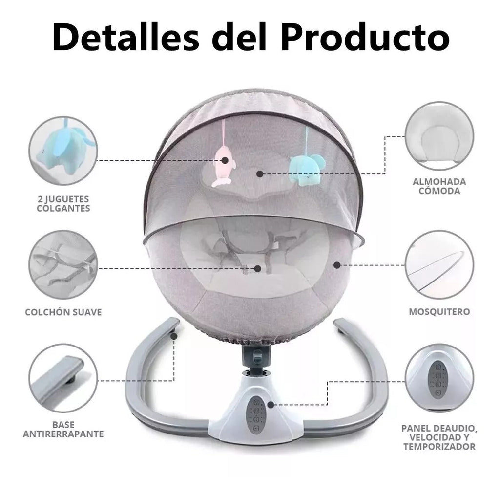 Silla Mecedora Eléctrica para Bebé SweetDream Motion Pro